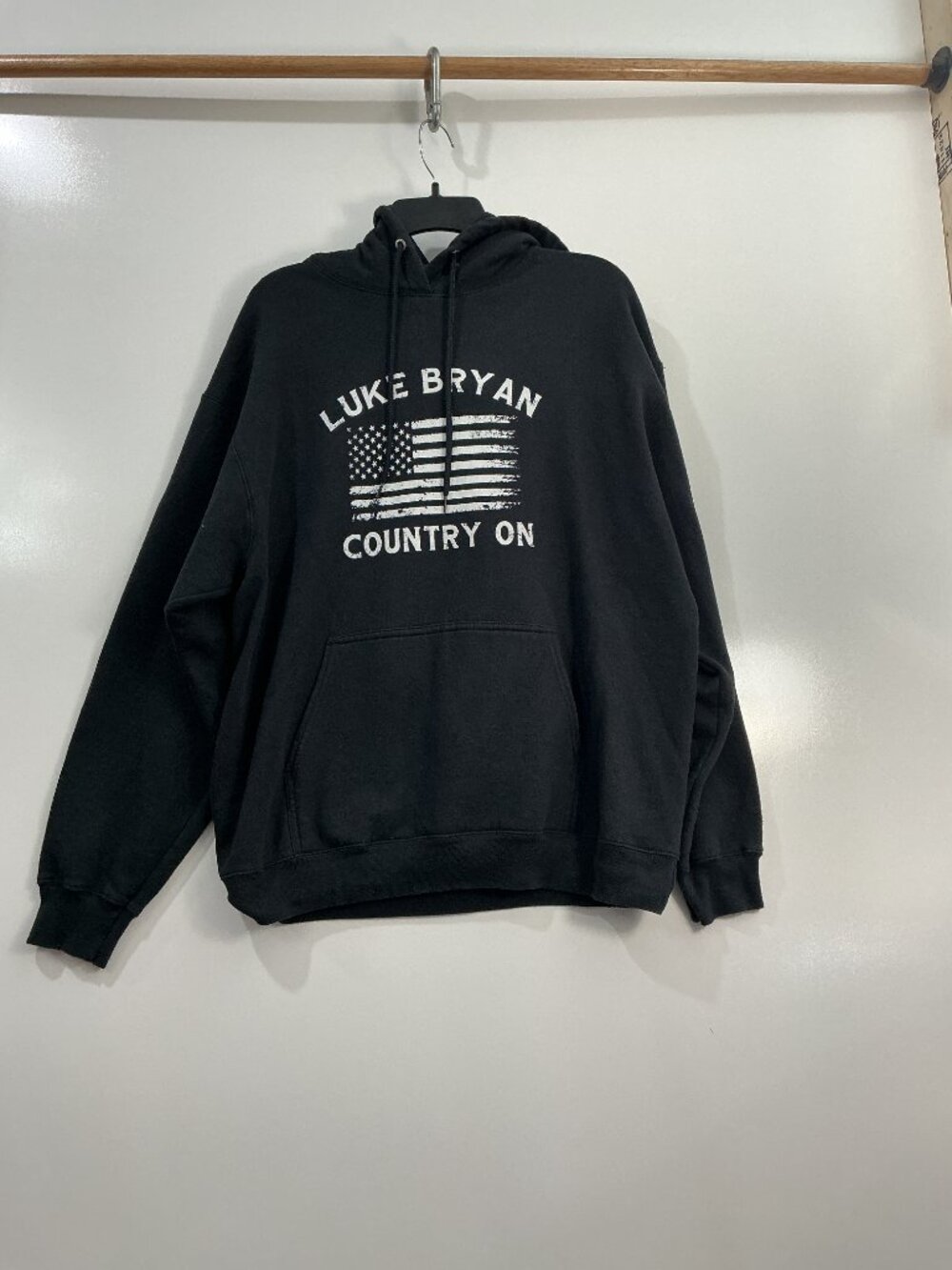 Luke Bryan Country On Farm Tour 2023 Black Graphic Hoodie Large - Picture 3 of 8